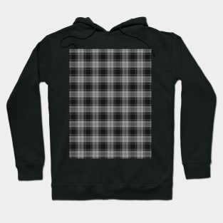 Grey Douglas Plaid Tartan Scottish Hoodie